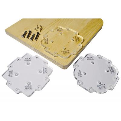 Шаблон радиусный пластиковый 12 углов (3x4) для скругления углов от 3,2 до 25,4 мм, CMT, TMP-R12
 Шаблон радиусный пластиковый 12 углов (3x4) для скругления углов от 3,2 до 25,4 мм, CMT, TMP-R12