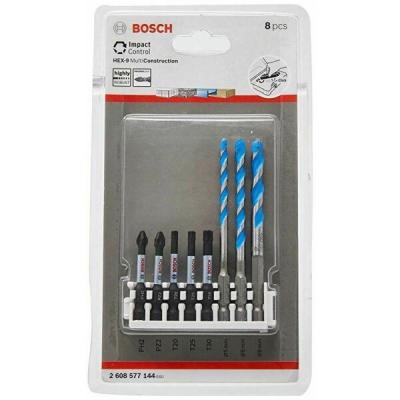 Impact Control Набор ударных бит и сверл Hex-9 MultiConst, BOSCH, 2608577144 Impact Control Набор ударных бит и сверл Hex-9 MultiConst, BOSCH, 2608577144