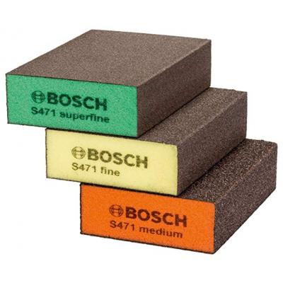 Комплект шлифовальных губок 69x97x26мм (-3-), BOSCH, 2608621252
 Комплект шлифовальных губок 69x97x26мм (-3-), BOSCH, 2608621252