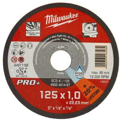 Отрезной диск SCS 41/125х1 PRO 1шт, MILWAUKEE, 4932451487 Отрезной диск SCS 41/125х1 PRO 1шт, MILWAUKEE, 4932451487