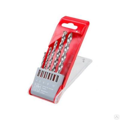 Набор сверл по бет. 5шт (4-5-6-8-10 мм) Набор сверл по бет. 5шт (4-5-6-8-10 мм)